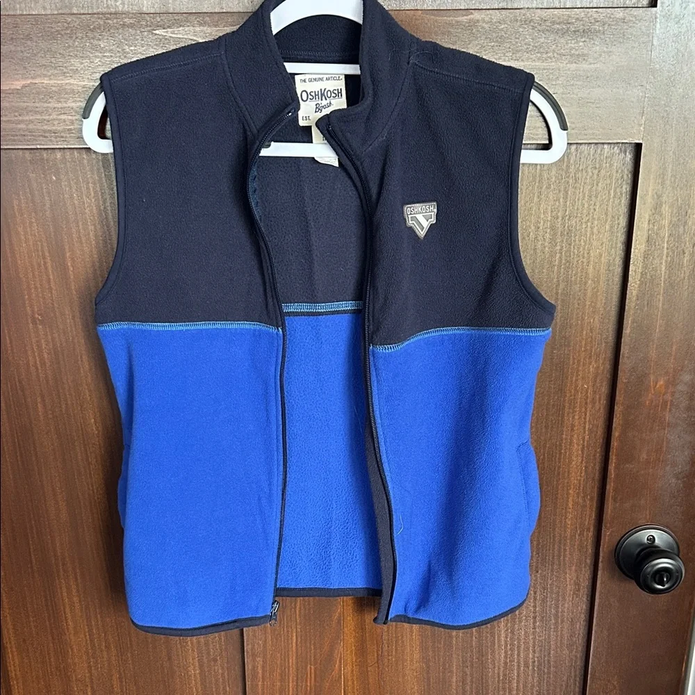 OshKosh B'gosh Navy and Royal Blue Vest - Picture 1 of 3
